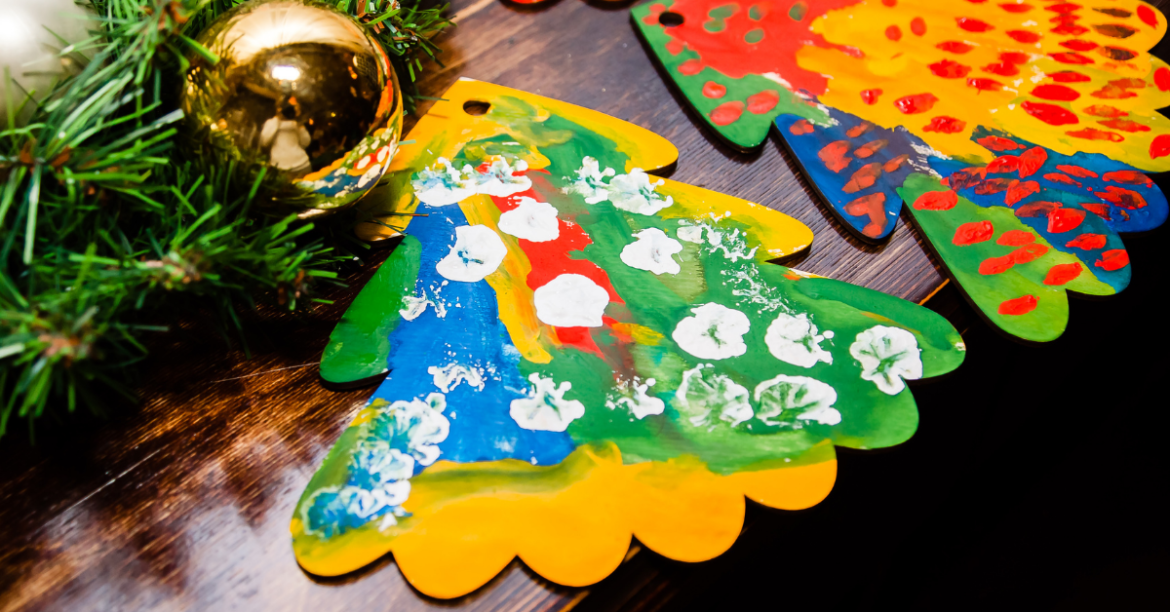 Holiday crafts can be helpful to bring back a sense of fun and tradition to grieving children