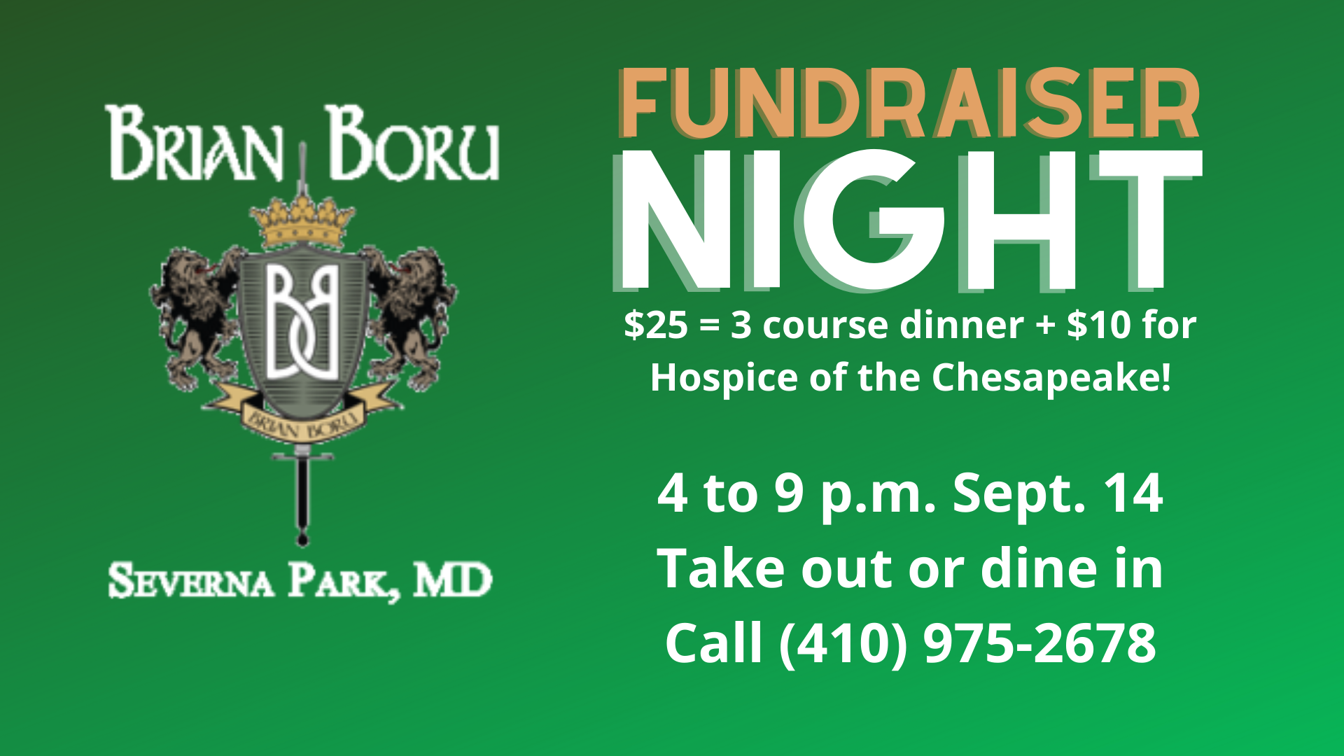 Brian Boru Fundraiser Night Featured Image