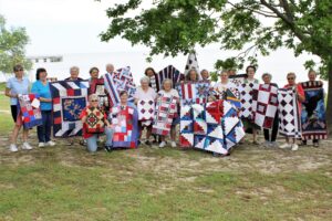 200th patriotic quilt for hospice veterans