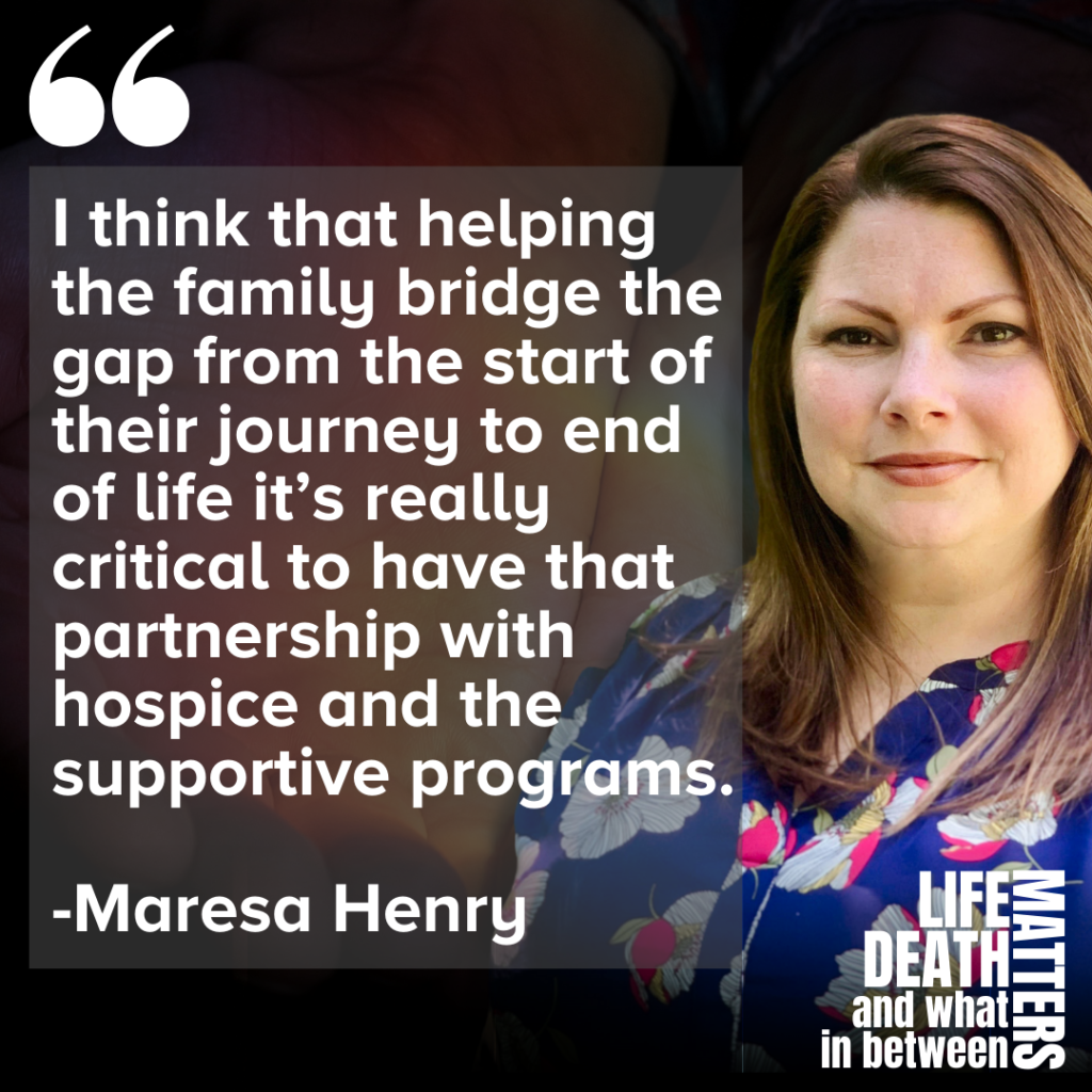 The Journey with Dementia: Assisted Living and Memory Care quote graphic Maresa Henry, Spring Arbor