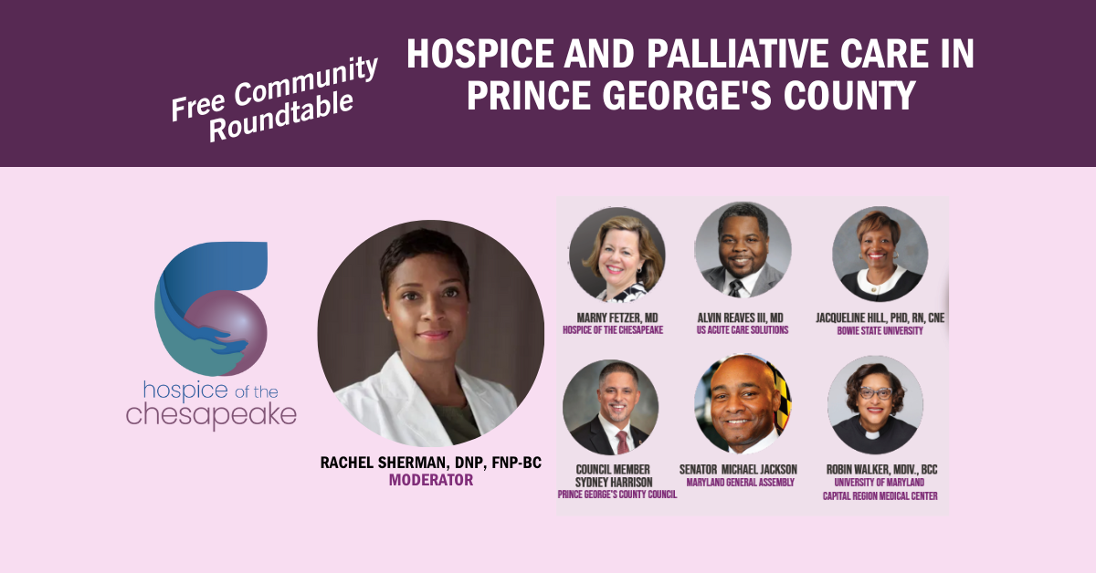 Featured art for Community Roundtable on Hospice and Palliative Care in Prince George's County