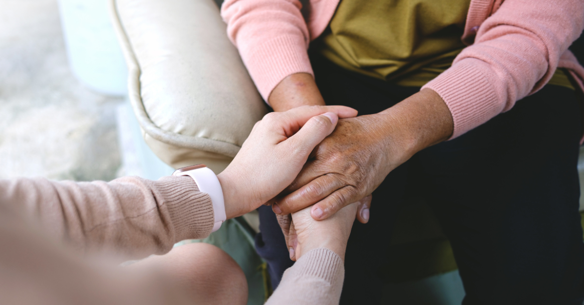 Holding Hands -- photo for Spiritual care: What to expect when the hospice chaplain visits