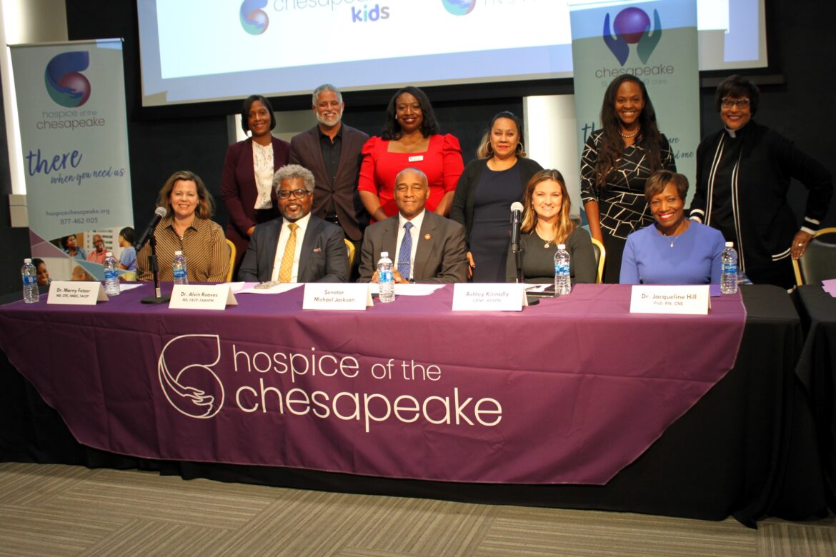 Medical professionals and elected officials gathered at Bowie State University to discuss "Hospice and Palliative Care in Prince George’s County.