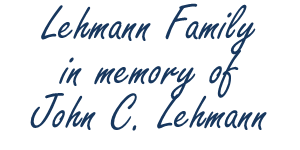 Lehmann - Sponsor names for website