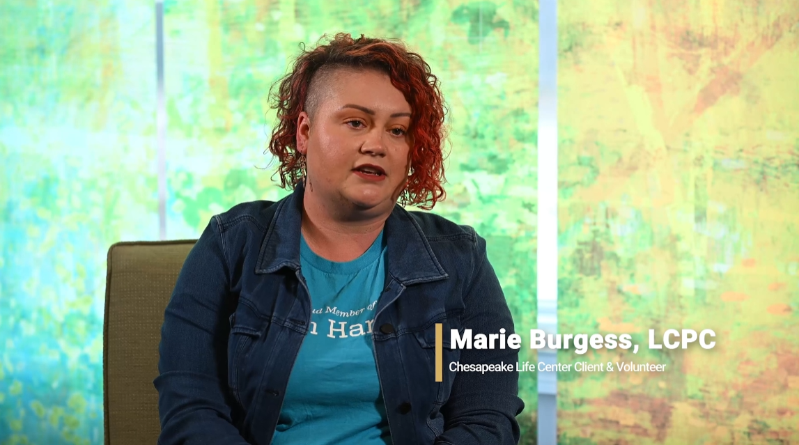 Licensed clinical professional counselor Marie Burgess shares how Chesapeake Life Center programming helped her and her family to find healing after the death of her son Harvey in a video produced by Hospice Foundation of America for its “Improving Dying” continuing education series.