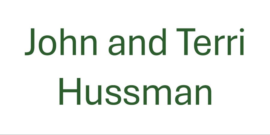 John and Terri Hussman