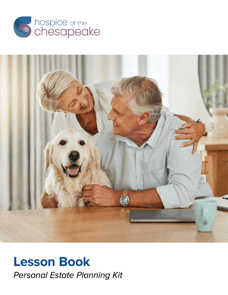 Hospice of the Chesapeake offers a free Estate Planning Guide at https://hospicechesapeake.planmygift.org/ to help you take the first steps with confidence. Make A Will Month is the perfect time to prepare or update your will.
